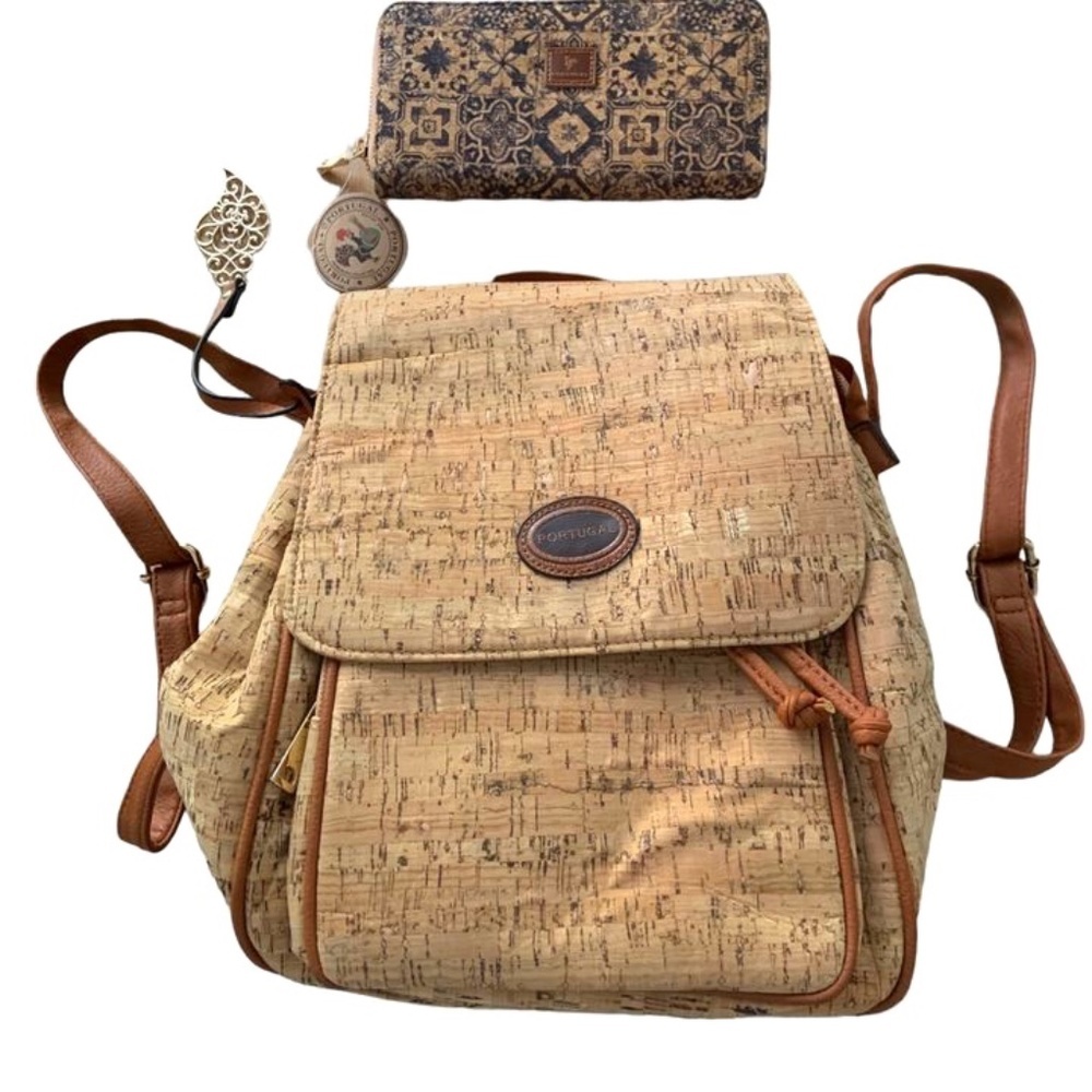 🇵🇹1 Set of 2 Liège Wine stopper Portugal Bags + Wallets🇵🇹